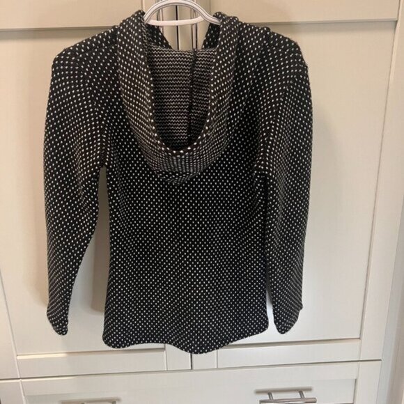 Handmade Pea Coat wWooden Flower Buttons Size XXS WMN12 Kids - Picture 2 of 9